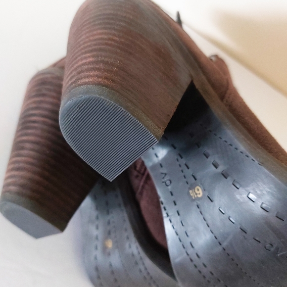 Dolce Vita DV 6.5 Strappy Brown Faux Leather Fashion Booties Boots - Picture 7 of 8